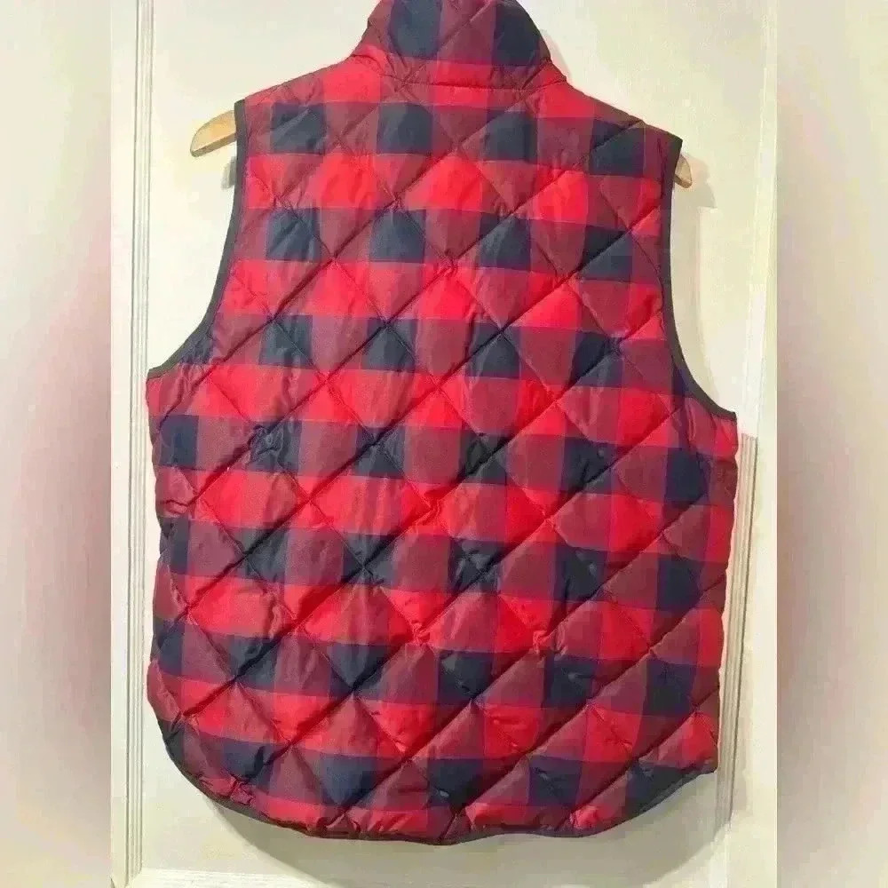 J. Crew Excursion Quilted Vest In Buffalo Check - Picture 3 of 6